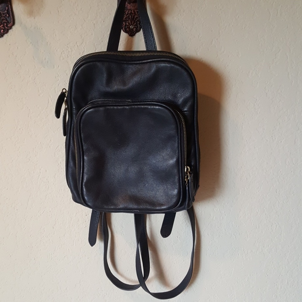 Margot black mini backpack